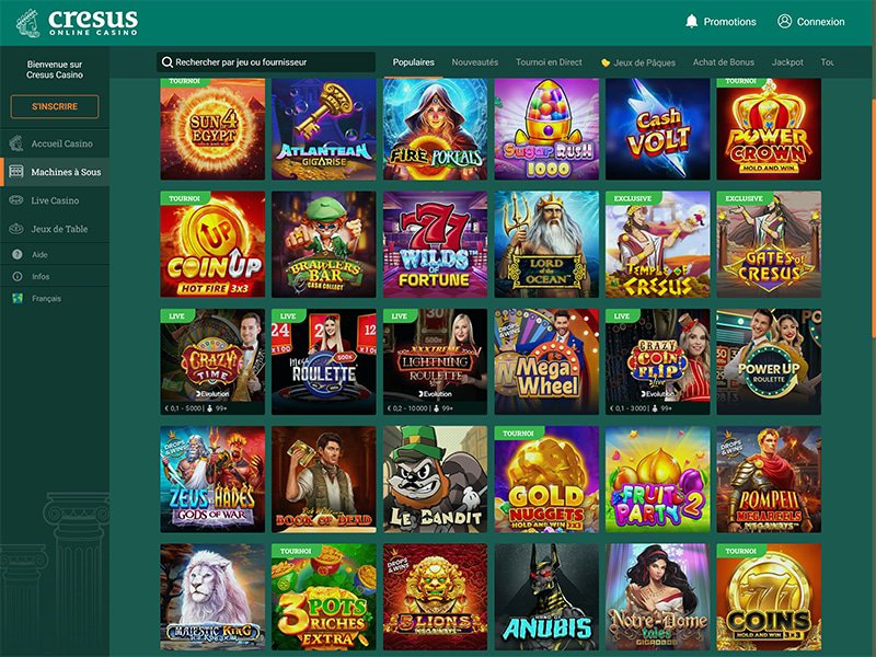 jeux Casino Cresus