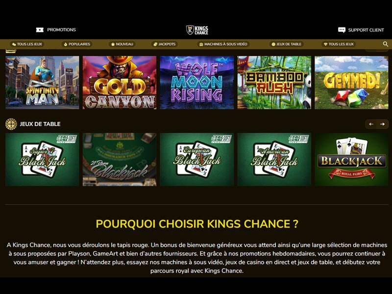 kings chance sister casino